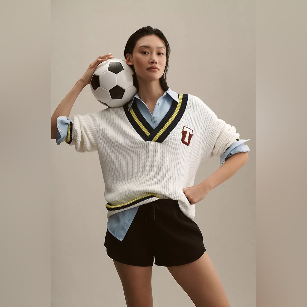 Anthropologie The Upside Varsity Josie Sweater (Size M) - NWT